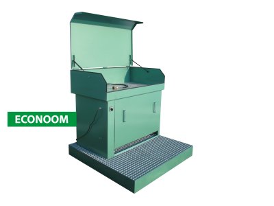 Ontvetterunit Econoom met lekbak en deksel - Ontvetterunit econoom met lekbak 3 - P0313